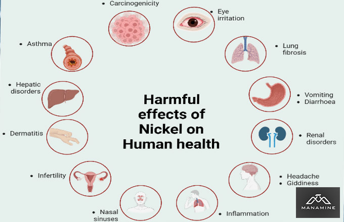 مضرات نیکل کدامند؟